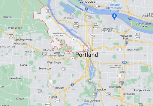 Map:Yiejzinibvi= Portland