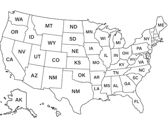 Labeled:Uj3t4zt70_Q= State Map