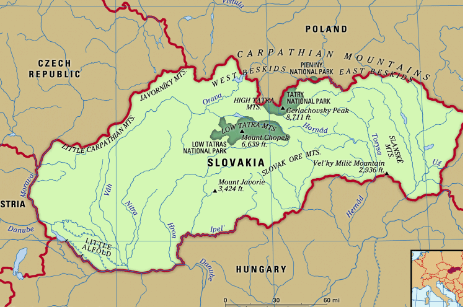 Map:Im1ctrul7du= Slovakia